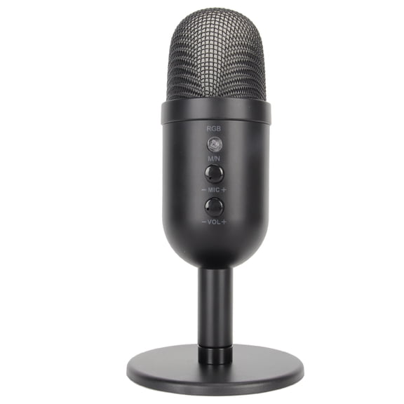 MU2000 USB Microphone - RGB Condenser Mic for PC, Gaming, Streaming & Live Recording with DSP & Reverb (6.35 inches / 16.1 cm Height)
