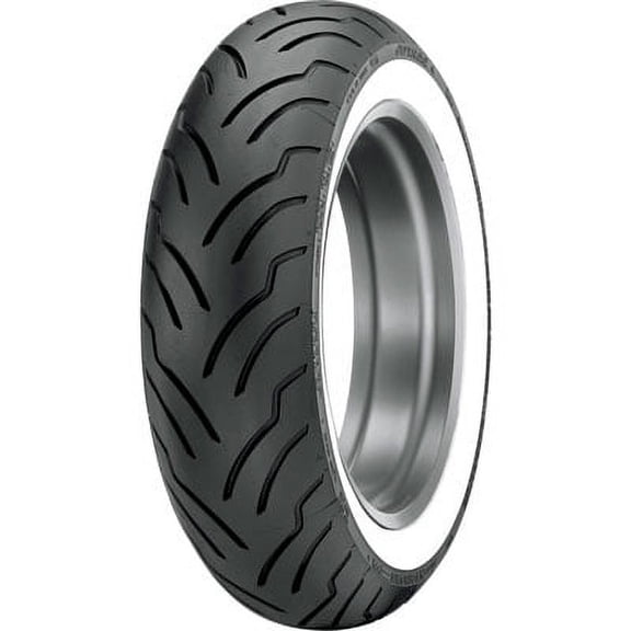 MU85B-16 (77H) Dunlop American Elite Rear Motorcycle Tire Wide White Wall for Harley-Davidson Dyna Low Rider FXDL 2002-2005