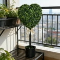 thumbnail image 1 of MUAXDA 27 Inch Heart Shaped Faux Boxwood Topiary Tree – Valentine's Day Decor – Romantic Artificial Boxwood Tree – Indoor Outdoor Home Porch Anniversary Romantic Heart Decor, 1 of 7