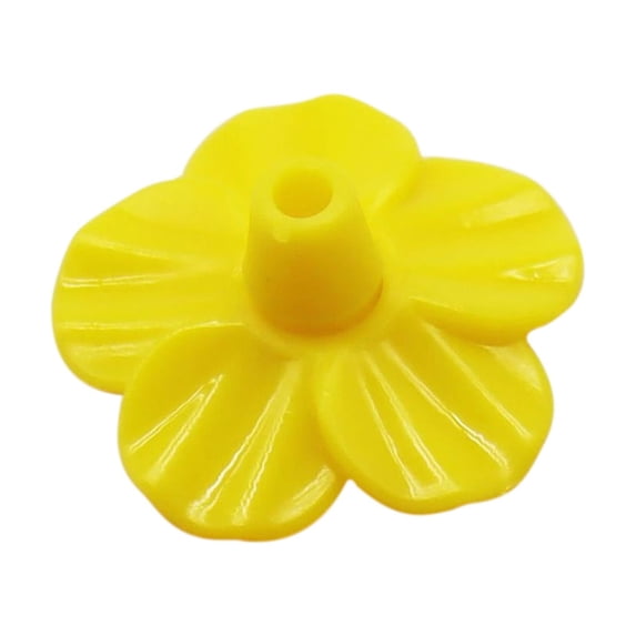 MUAXDA 5pcs Replacement Flowers for Hummingbird Feeder Parts for Cleaning, Hummingbird Feeder Replacement Flowers for Outdoor Hanging Bird Feeder Bee Guards