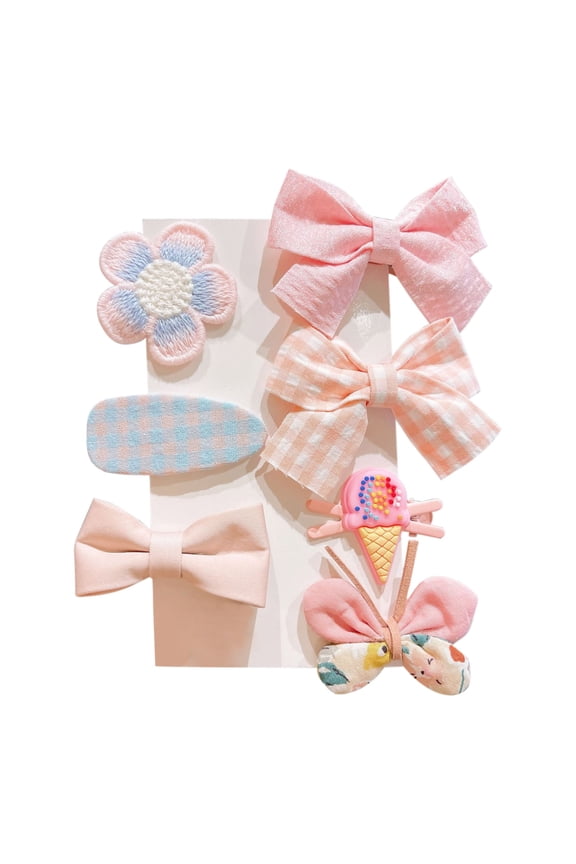 Candy Hair Clips Nursing Hair Clips Suitable For Girls And Women Sweet Bow Hair Clips