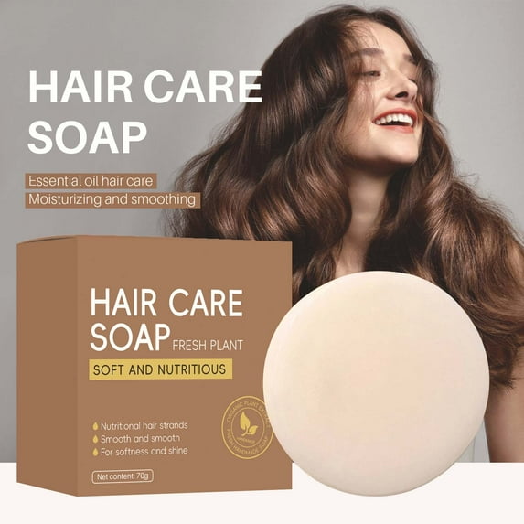 MUAXDA Coconut Shampoo Bar, Solid Hair Bar And Conditioner Effect Hair Soap, Organic Shampoo Bars for Hair With All Natural Plant Based Essential Oils