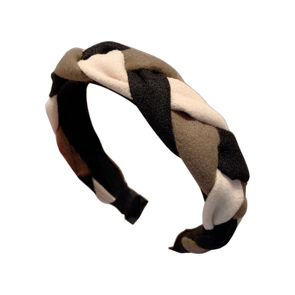 MUAXDA Elegant Woven Headband With Non-Slip Teeth - For Daily Wear Parties And Events - Stylish Comfortable Lightweight And Long-Lasting Hair Accessory