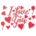 thumbnail image 1 of MUAXDA I Love You Balloon Stickers, Balloon Decals Stickers, Letter Decorative Paster, Valentines Day Heart Bobo Balloon Stickers for Valentine Supplies, 1 of 2