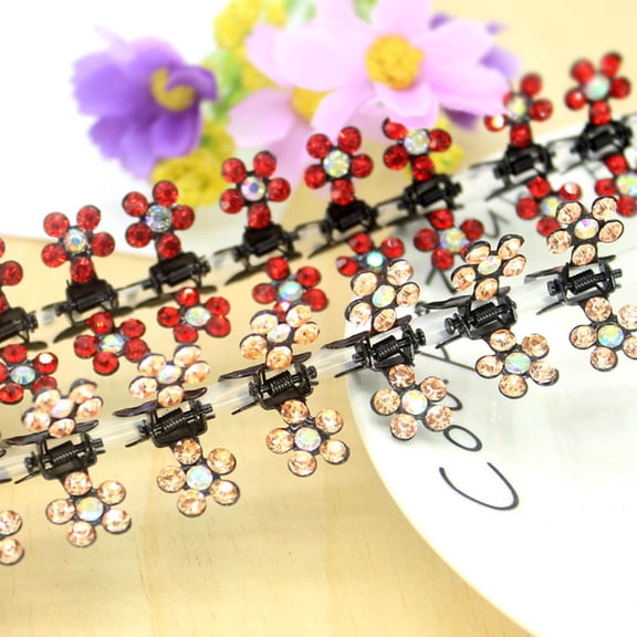 MUAXDA Rhinestone Side Clip Small Hair Clip Hair Claw Sim-ple Bangs Clip Top Clip Hair