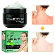 MUAXDA Sunburn Relief Gel with Aloe, Mild and Moisture Aloe Watery Gel, Calming Moisturizer for Soothing After Sun Care, Quick Hydration and Moisturizing