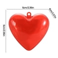 thumbnail image 1 of MUAXDA Valentine Hearts Filled Candy Box Case, Heart Shaped Plastic Container Holder, Valentine Party Supplies for Game Prizes Carnival Jewelry Exchange Presents, 1 of 2