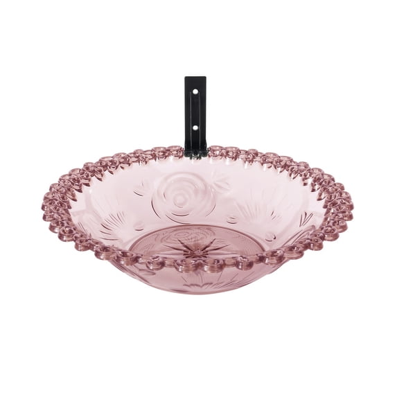 MUAXDA Wall Mounted Bird Bath for Outside, Tree Mounted Birdbath Bowl, Hummingbird Feeder Tray for Trees Walls Wooden Fences
