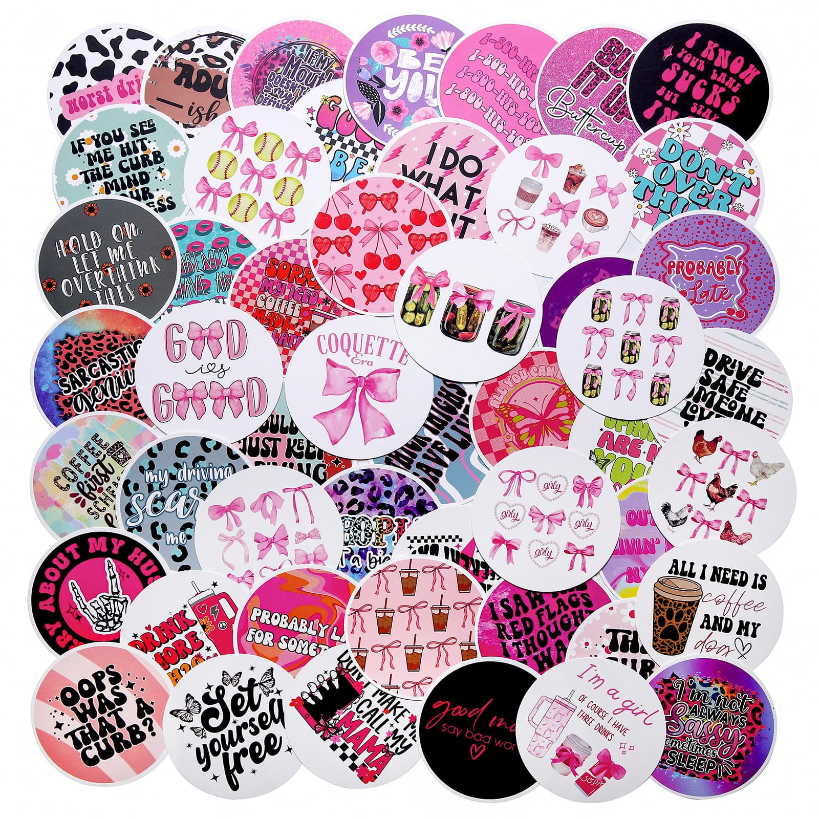 MUBYOK M449 2.5inch Pack DHF10 of 100 Freshie Cardstock Round for Car