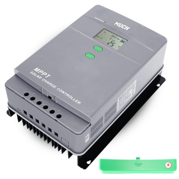 MUCH High-Performance Solar Charge Controller MPPT 60 Amp LCD Display, 12V/ 24V/36V/48V Auto PV 150V Solar Panel Battery Regulator for Home/Cabin/RV Energy Systems
