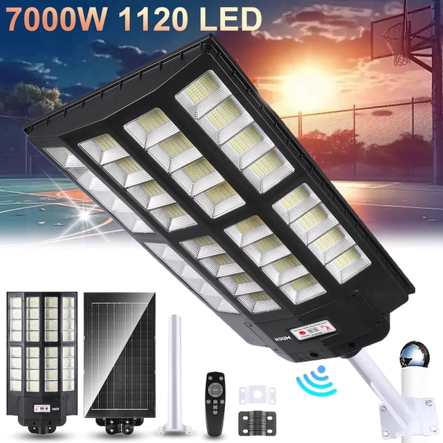 Vr Motion Sensor Controller MUCH Solar Street Light 7000W 9000000 Lumens LED Motion Sensor 220 ...