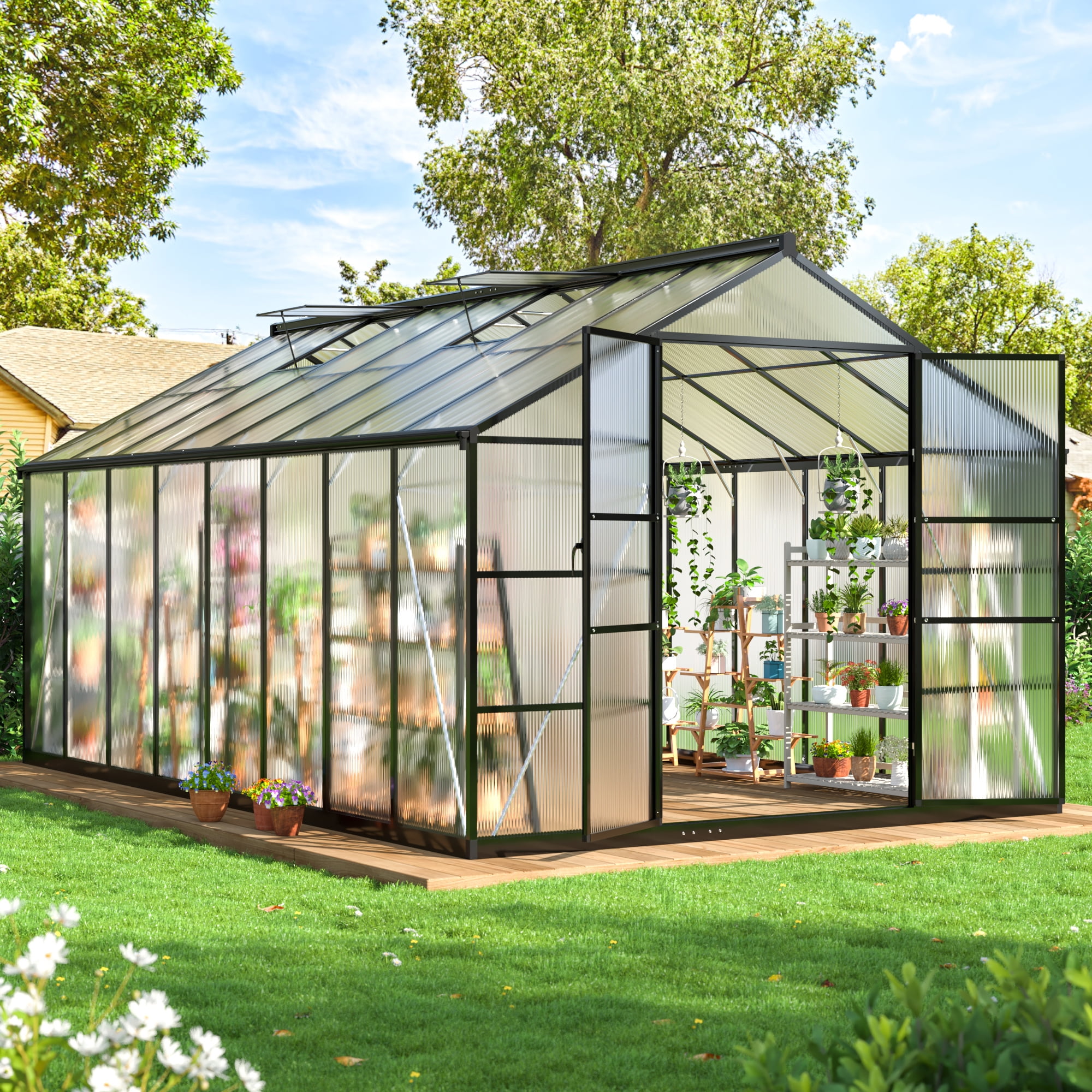 muchant-10x16-ft-greenhouse-for-outdoors-walk-in-large-aluminum-frame