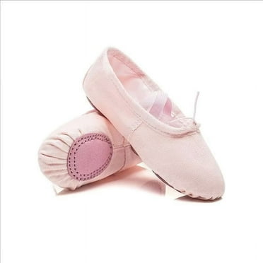 MUCHENGGIFT Ballet Canvas Dance Shoes for Toddler/Kids/Women,Ballet Slippers for Dancing