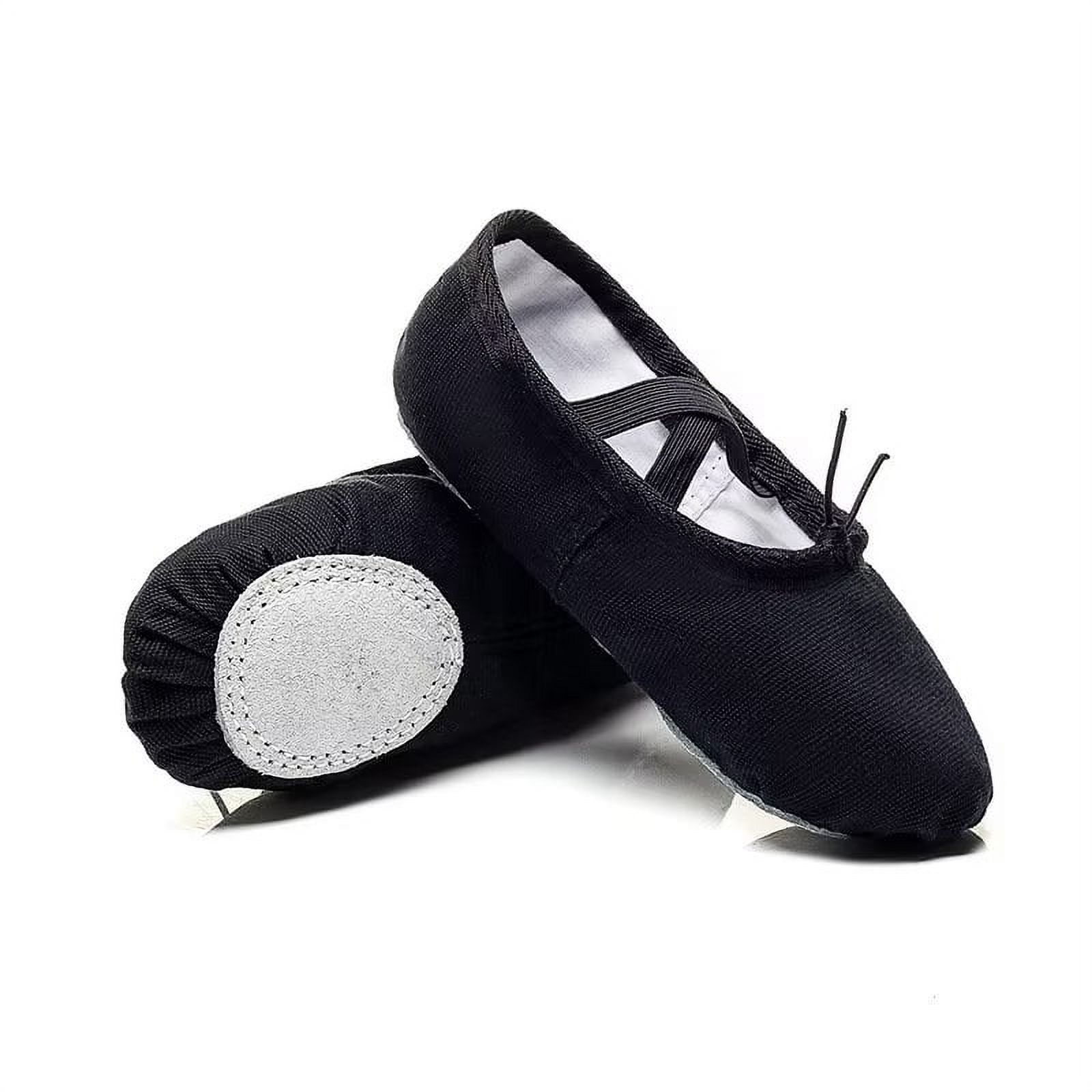 MUCHENGGIFT Ballet Canvas Dance Shoes for Toddler/Kids/Women,Ballet