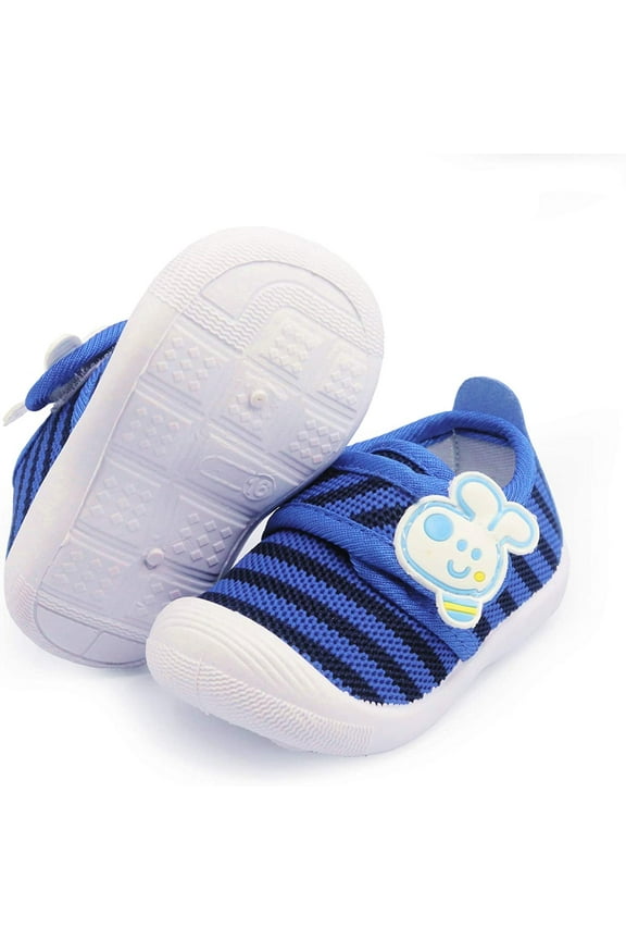 Toddler Squeaky Shoes Baby Boy Girl First-Walking Sneakers Infant Soft Sole Little Kid Trainers for 0-3-Year-old First Walkers