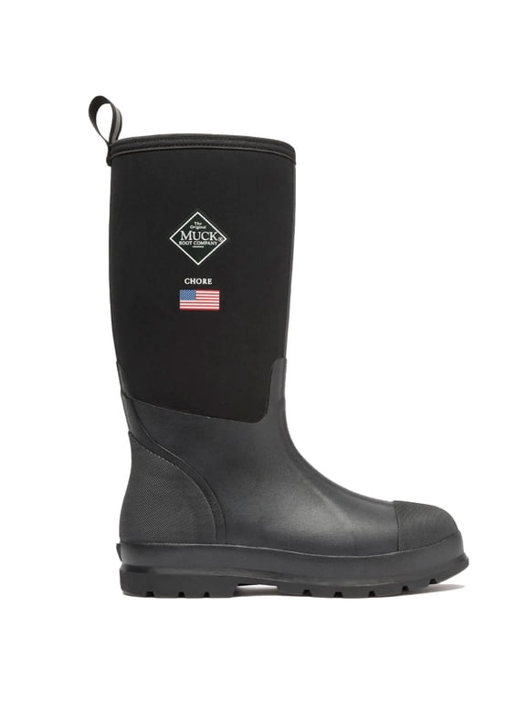 MUCK BOOT COMPANY Men's Chore Classic Work Boots, Color: Black/Charcoal Gray, Size: 12 (CHHUS00-120)