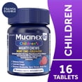 thumbnail interactive-video image 1 of Mucinex Children's Mighty Chews Nighttime Cold and Flu Medicine, Chewable Tablets, 16 Count, 1 of 11