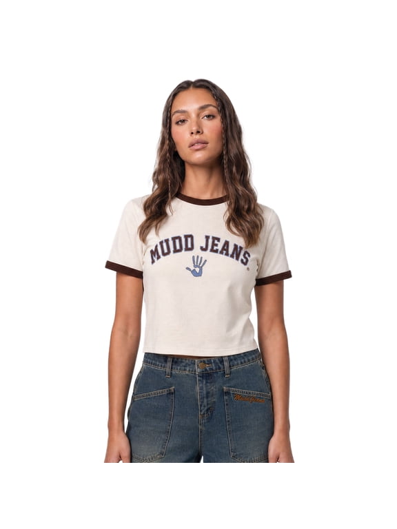 Logo Ringer Graphic T-Shirt for Women, Sizes S-XL