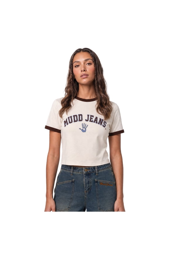 Logo Ringer Graphic T-Shirt for Women, Sizes S-XL
