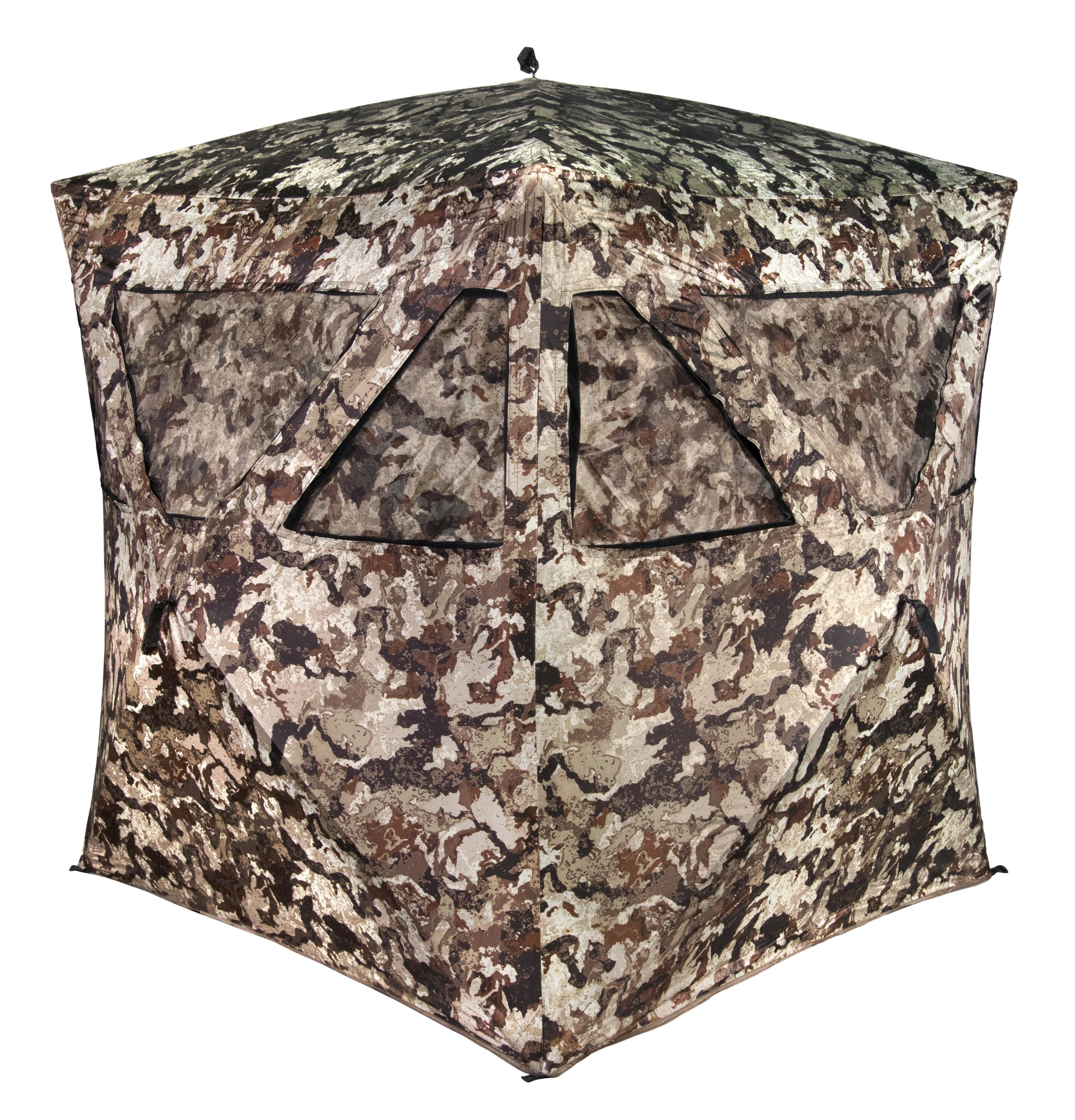 MUDDY GROUND BLIND 250 THREE PERSON POPUP GROUND BLIND, VEIL CAMO