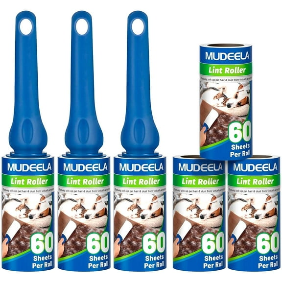 ORDORA Lint Roller 360 Sheets for Pet Hair Removal and Clothes, Dog and Cat Lint Remover, 6 Pack