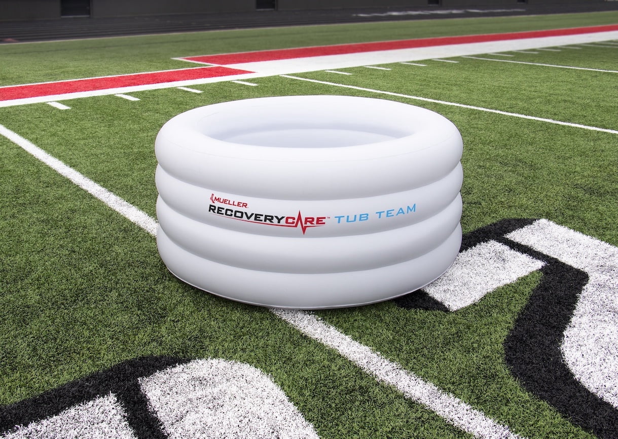 MUELLER RecoveryCare Tub, Inflatable Ice Tub, Cold Therapy, Team