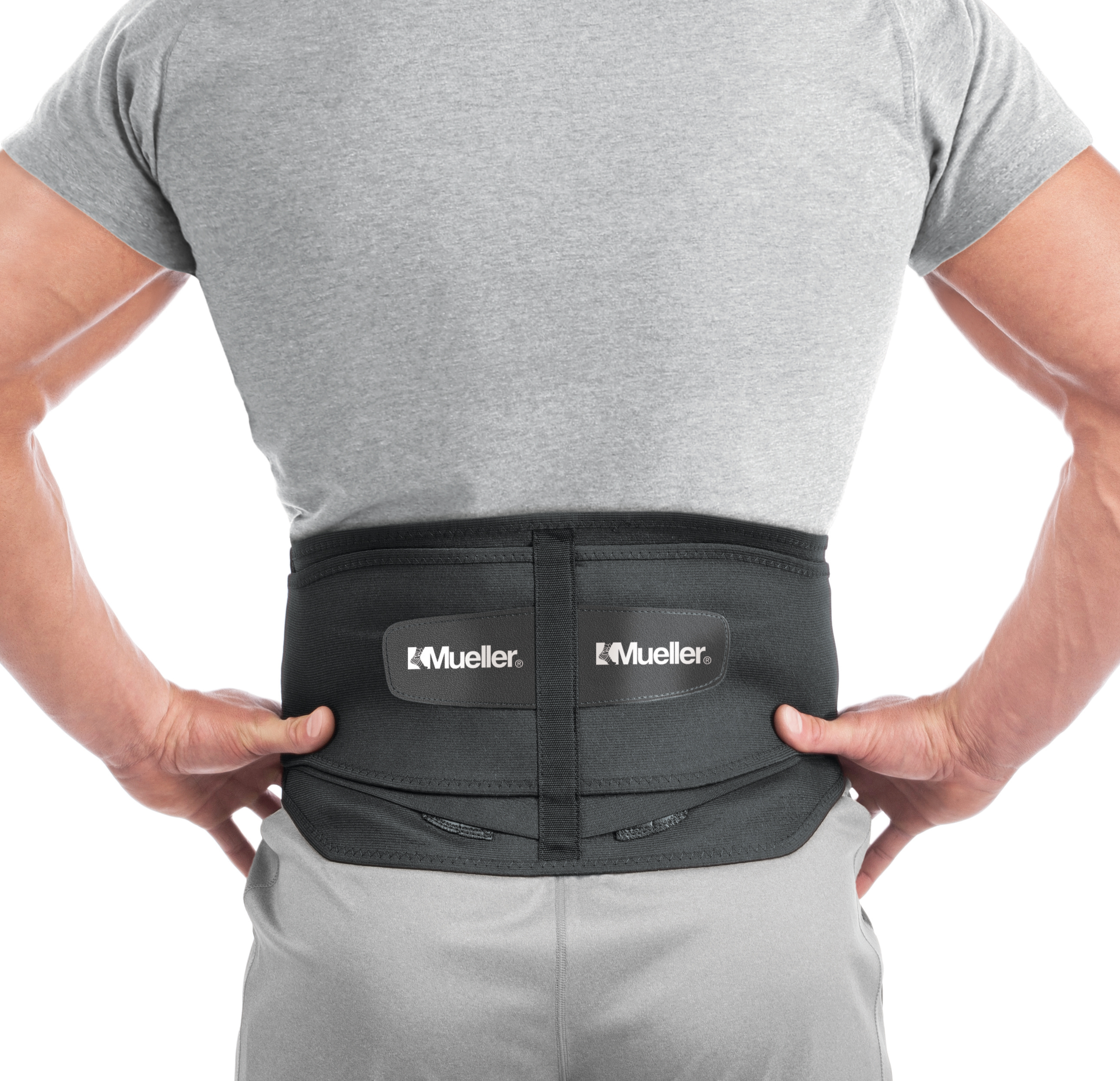 Mueller Adjustable Lumbar Back Brace with Removable Pad photo 1