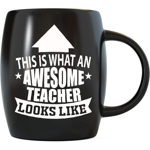 MUG A DAY 16oz Teaching Gifts Classroom Decorations What An Awesome Teacher Looks Like for World's Best Teacher Ever Special Birthday or Christmas Novelty Gag Gift Idea Ceramic Coffee Mug Tea Cup