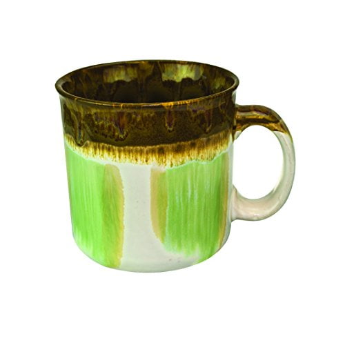 MUG Large Coffee Mugs Beautiful Glazed Ceramic Tea Cups 20 Ounce Coffee Mug, Great Kitchen & Home Decor Gift in Oversized Pastel Mugs (Green, 1)
