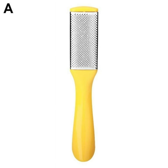 MUGBGGYUE Foot Files for Hard Skin - Stainless Steel Foot Scraper,Foot Care Tool for Hard Skin and Dry Cracked,Double Sided Pedicure Rasp E7G4