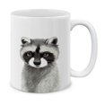 thumbnail image 1 of MUGBREW 11 Oz Ceramic Tea Cup Coffee Mug, Nursery Baby Raccoon Kits, 1 of 7