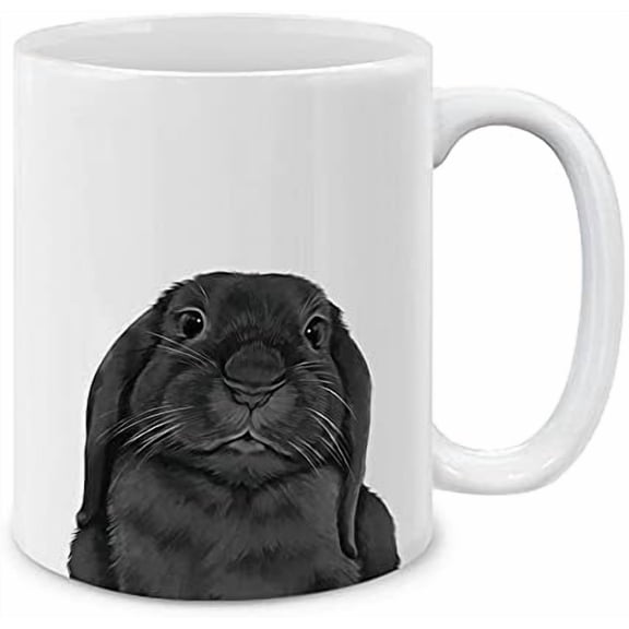 MUGBREW Baby Pig With Feets Out Ceramic Coffee Mug Tea Cup, 11 OZ