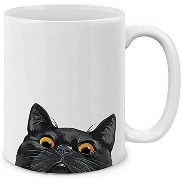 MUGBREW Siamese Kitten Cat Ceramic Coffee Mug Tea Cup, 11 OZ