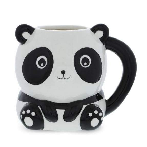 Mugniv Novelty Panda Mug – Cute 3D Animal Coffee Mug, Ceramic Bear Cup, Cute Mugs for Women , Fun Shaped Coffee Mugs, Panda Accessories for Women, Cool Coffee Gift, Funny Cups for Girls - 17oz.