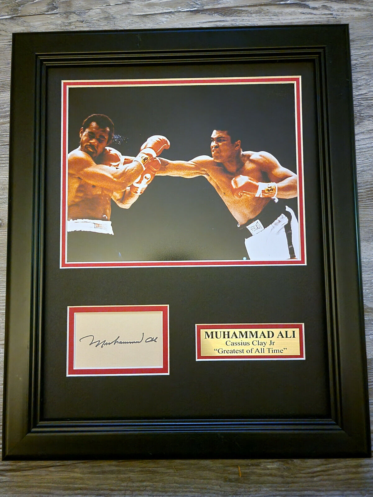MUHAMMAD ALI signature REPRINT 8X10 FRAMED - Walmart.com