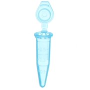 MUHWA 1000PCS Microcentrifuge Tubes with Snap Cap, 0.5ml Graduated Micro Tubes with Conical Bottom, Blue