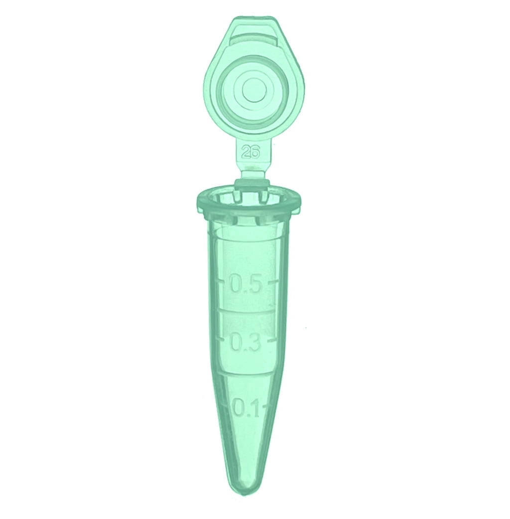 2ml Microcentrifuge Tubes 500pcs - Graduated Micro Test Tubes With Snap Cap Laboratory Use