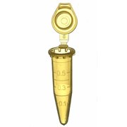 MUHWA 1000PCS Microcentrifuge Tubes with Snap Cap, 0.5ml Graduated Micro Tubes with Conical Bottom, Yellow