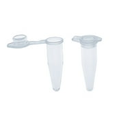 MUHWA 1000pcs PCR Tube with Flat Cap, 0.2 ml Thin Wall Tube, 0.2ml PCR Reaction Tube