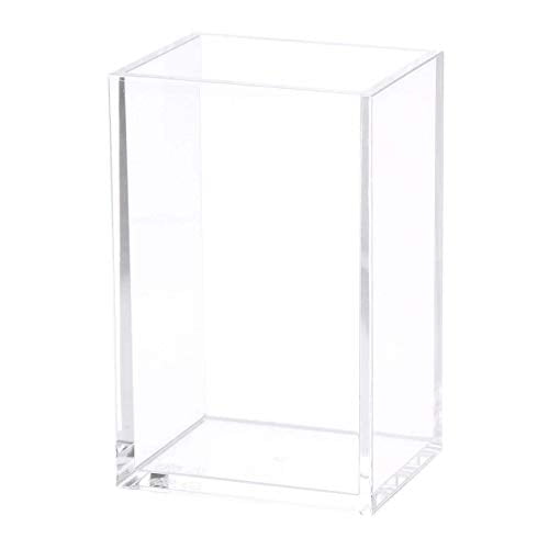 MUJI Acrylic Pen Stand Approx. Width 5.5 x Depth 4.5 x Height 9 cm 82998368 Transparent