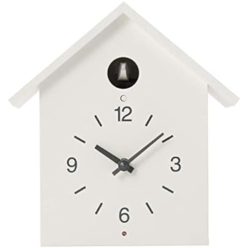 MUJI Cuckoo Clock / Large Wall Clock / White Width 255 x Depth 125 x