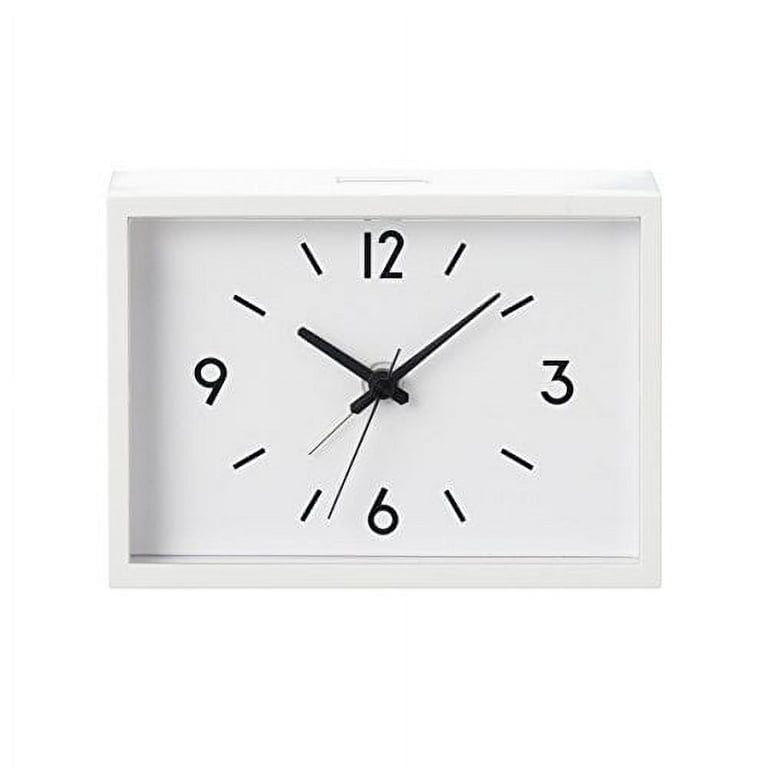 MUJI Station Clock Alarm Clock Ivory Model MJ ACJS1 38673576 Large Walmart