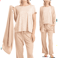 thumbnail image 1 of MUK LUKS Anything 3 Piece Sleep and Lounge Set, Caramel Leopard, XL, 1 of 7
