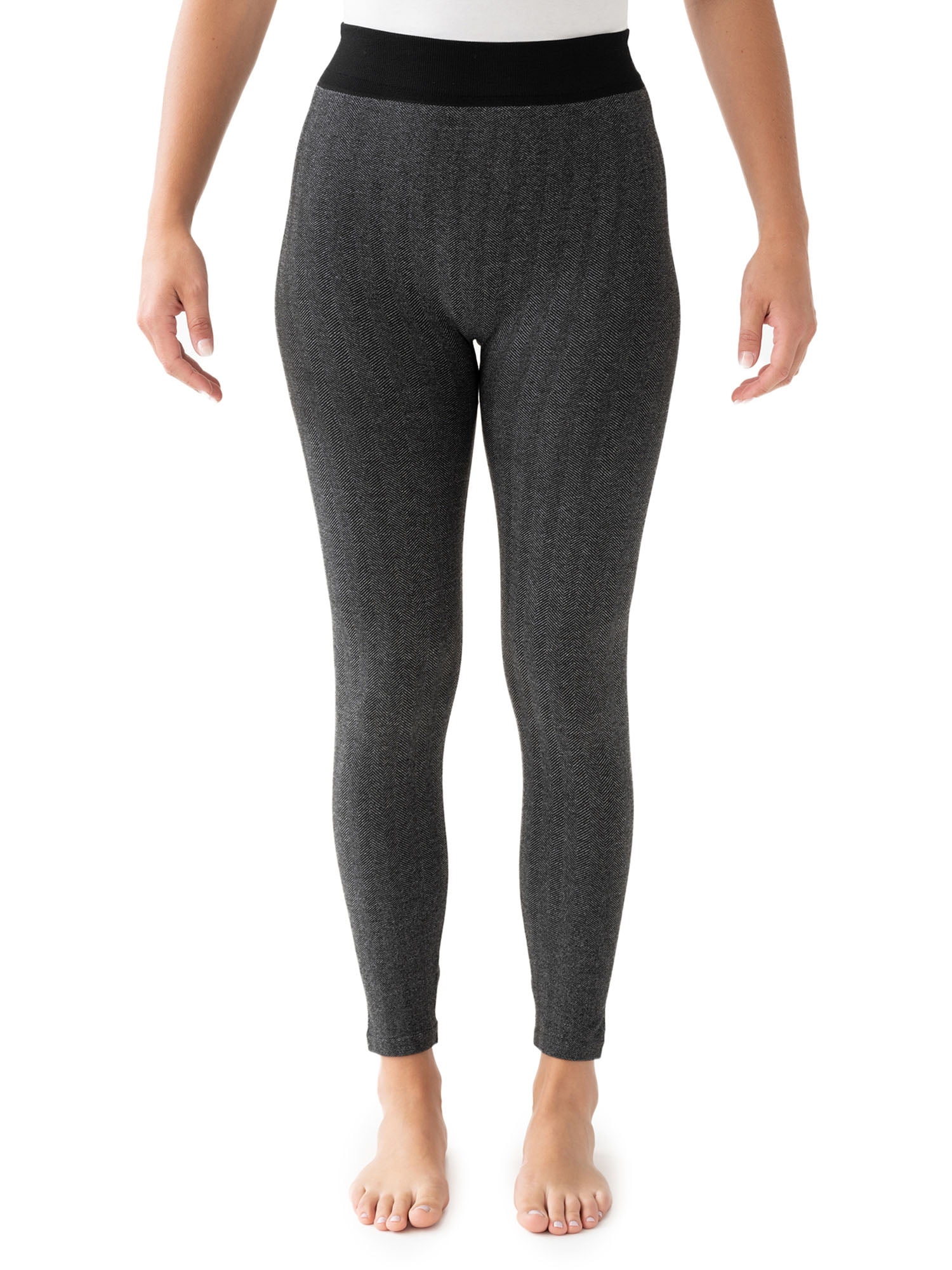 MUK LUKS Fleece Lined Leggings 1 pair Walmart