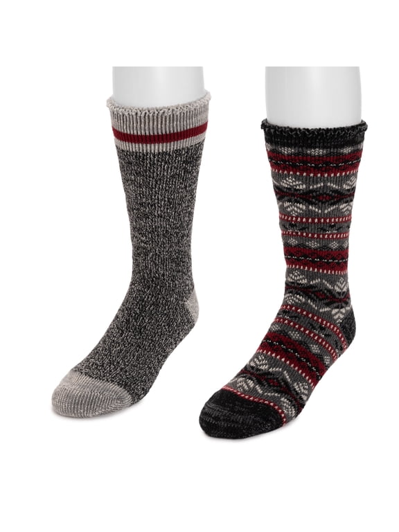 Men's 2 Pk Heat Retainer Socks