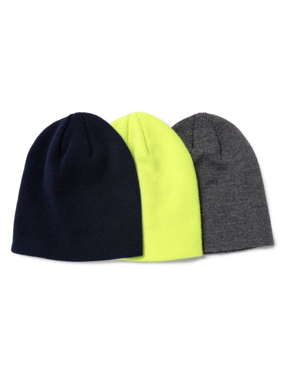 Men's 3 Pack Knit Beanie