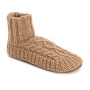 MUK LUKS Mens Cable Boot Slipper
