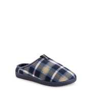 MUK LUKS Men's Plaid Fleece Comfort Clog Slipper