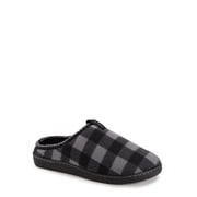 MUK LUKS Men's Plaid Fleece Comfort Clog Slipper