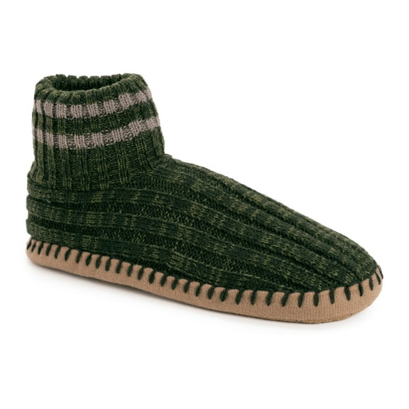 MUK LUKS Men's Cuff Bootie Slipper